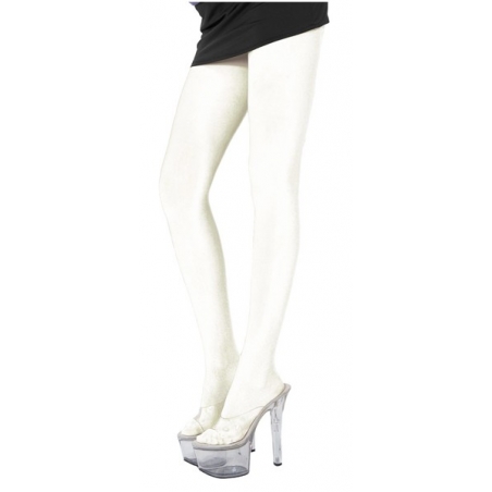 Collants opaques blancs adulte : Deguise-toi, achat de Accessoires