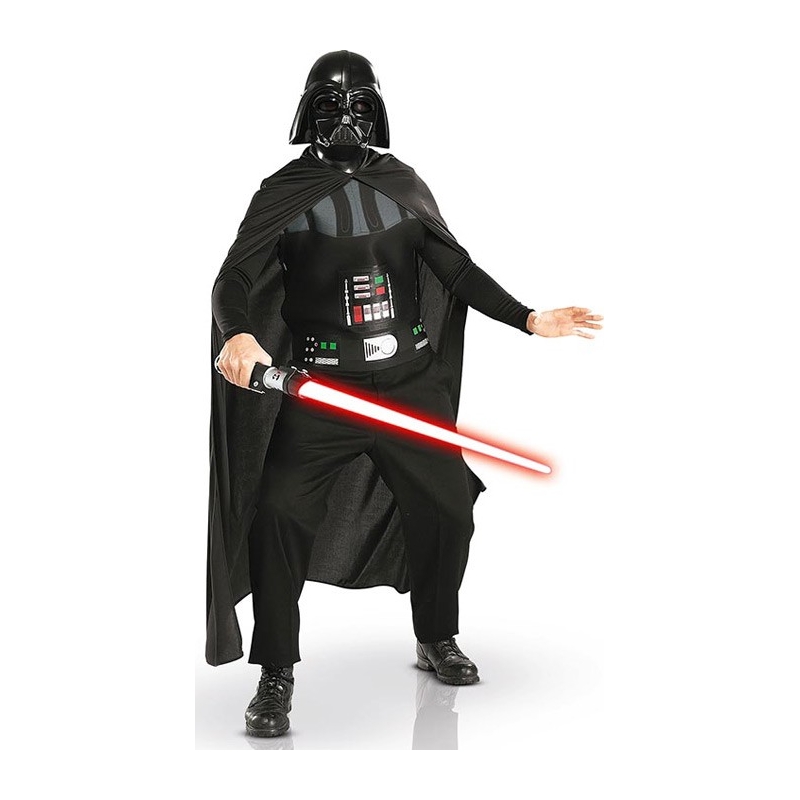 Kit déguisement Dark Vador pour adulte avec masque et sabre laser - Star Wars