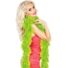 Boa vert fluo à plumes 50 gr Boa vert fluo à plumes 50 gr
