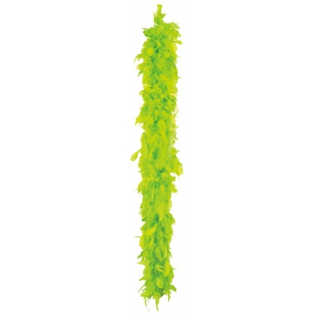 Boa vert pomme en plumes 50 gr - accessoire carnaval