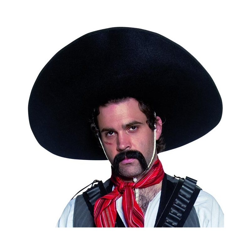 Sombrero noir mexicain