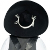 Sombrero, chapeau déguisement mexicain de dos - BZ074A