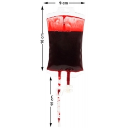 Perfusion de faux sang, offrez-vous une décoration d'halloween originale et sanglante