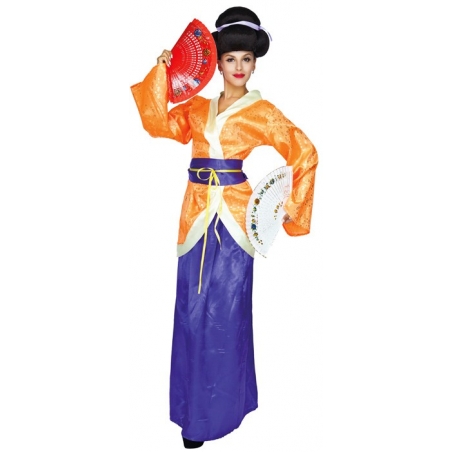 déguisement de chinoise pour femme, incarnez une ravissante geisha pour le carnaval