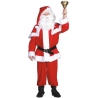 Costume de Père-Noël velours avec haut, pantalon, ceinture et bonnet de père noël