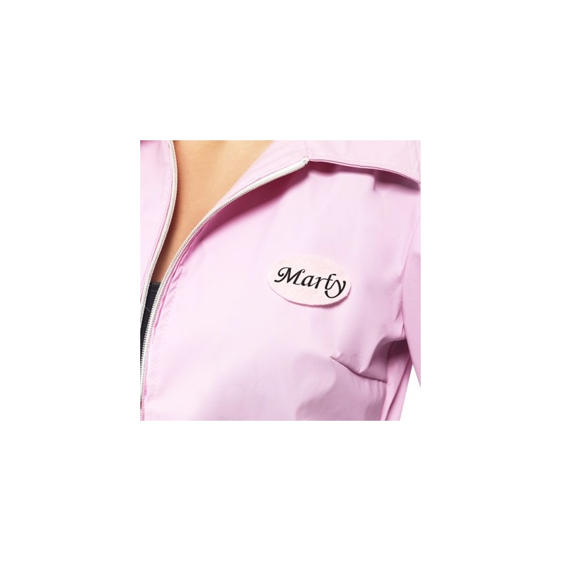 Costume Grease femme, veste rose Marty Pink Ladies