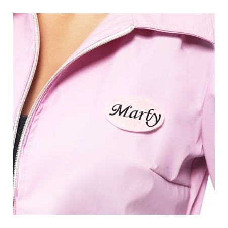 Costume Grease femme, veste rose Marty Pink Ladies