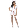 Déguisement d'infirmière pour femme, robe et chapeau Déguisement d'infirmière pour femme, robe et chapeau