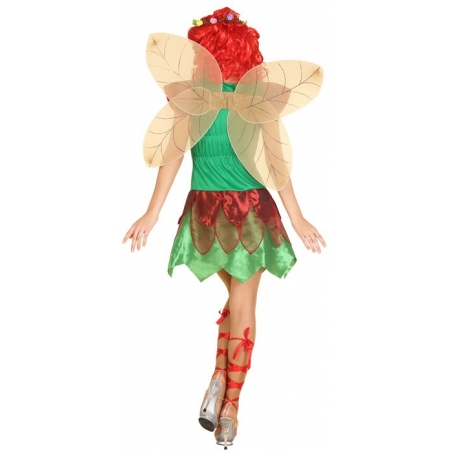 Incarnez un personnage féerique grâce à ce déguisement de fée d'automne pour femme