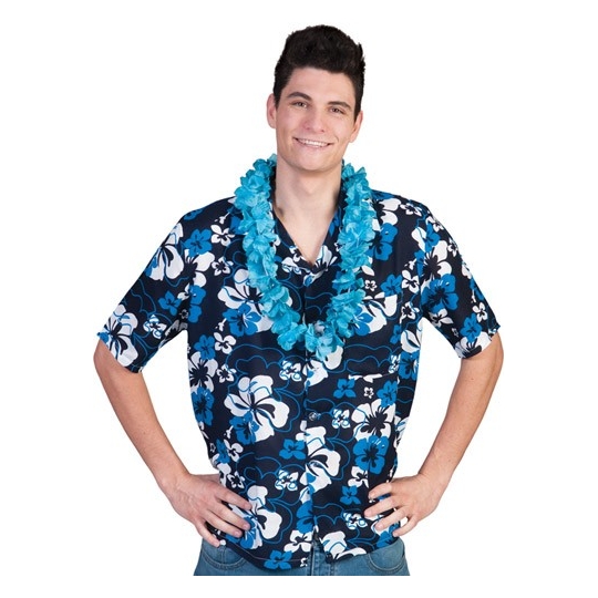 Chemise Hawaïenne Caribbean Joe – Homme Taille M – Bleu Floral – Occasion