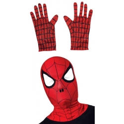 Cagoule et gants Spiderman, kit de déguisement super héros Marvel pour enfant