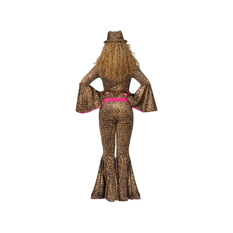 déguisement pimp femme bling blind, combinaison léopard 
