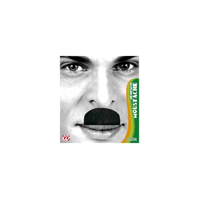 Moustaches Charlot auto adhesives - accessoire déguisement Charlie Chaplin