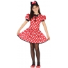 déguisement de souris pour fille, idéal pour incarner la célèbre Minnie - robe et serre-tête pour filles de 3 à 12 ans