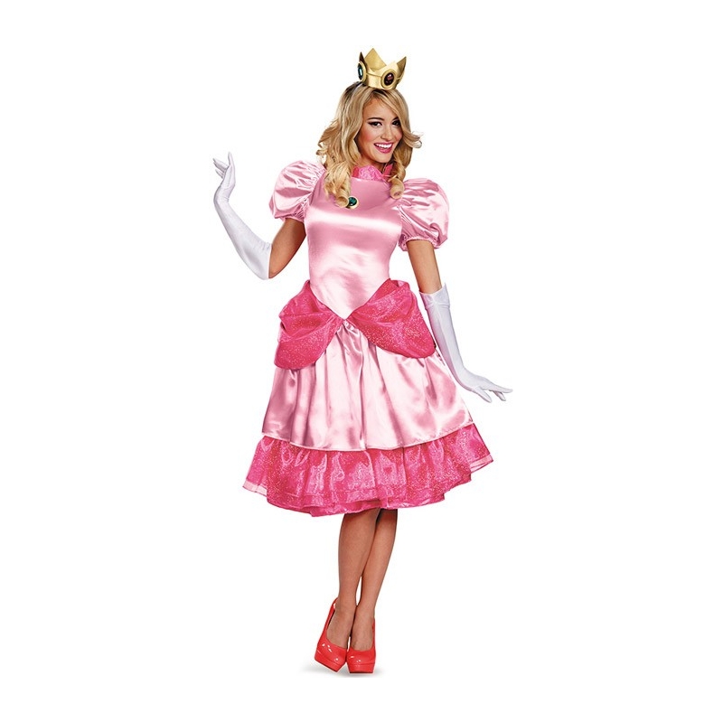 Deguisement princesse peach adulte - Cdiscount