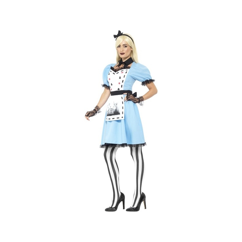 Déguisement Alice gothique pour femme également disponible en taille XL