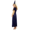 costume médiéval pour femme, robe bleu et chapeau costume médiéval pour femme, robe bleu et chapeau