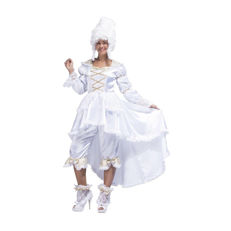 Déguisement de marquise baroque blanche pour femme - Carnaval de Venise