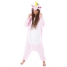 Déguisement kigurumi licorne rose femme, incarnez un personnage féérique Déguisement kigurumi licorne rose femme, incarnez un personnage féérique