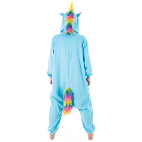 Kigurumi licorne bleue pour femme, original et coloré Kigurumi licorne bleue pour femme, original et coloré