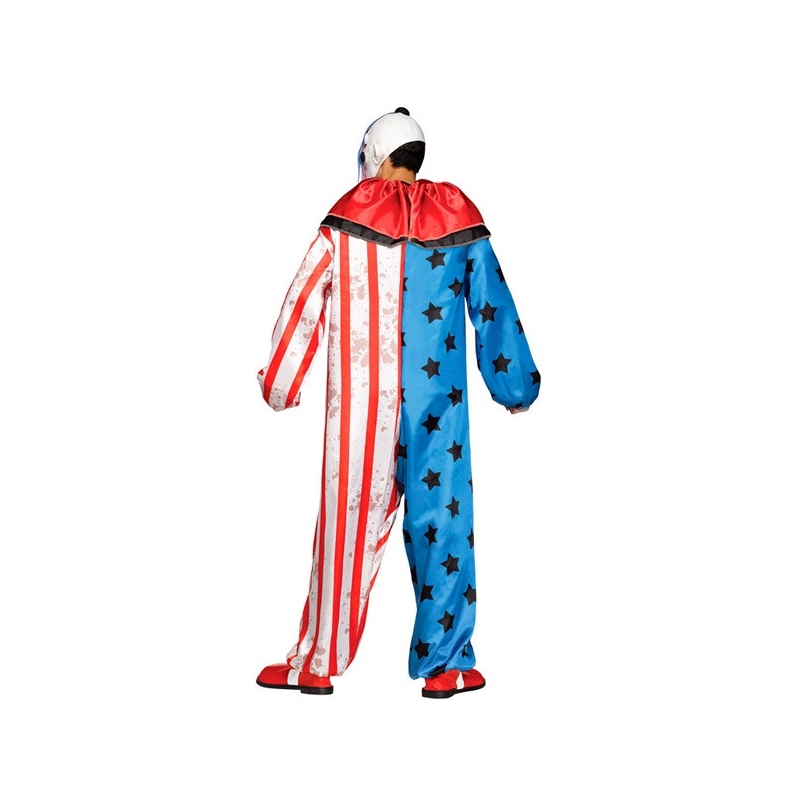 Incarnez un véritable serial killer grâce à ce déguisement de clown tueur americain pour adulte