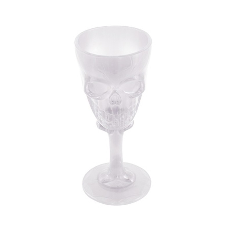 Verre à pied tête de mort