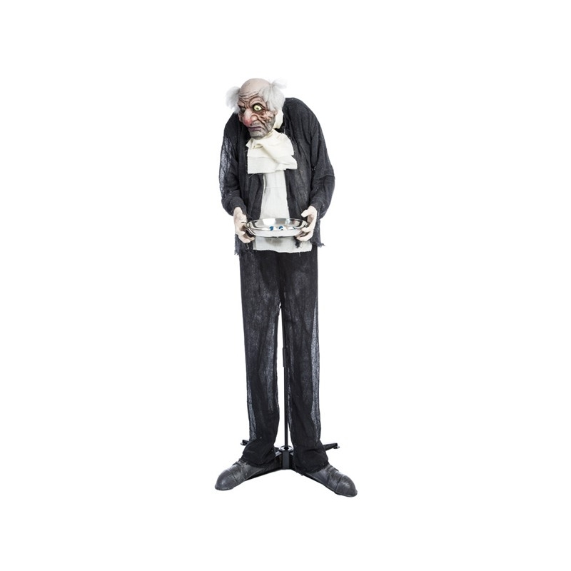 Majordome animé et sonore - décoration halloween animé