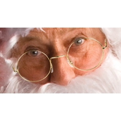 Lunettes rondes de père noël (sans verre)