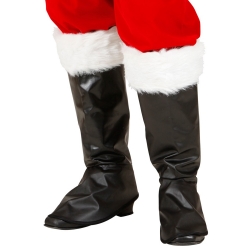 Sur-bottes de Père Noël avec fourrure