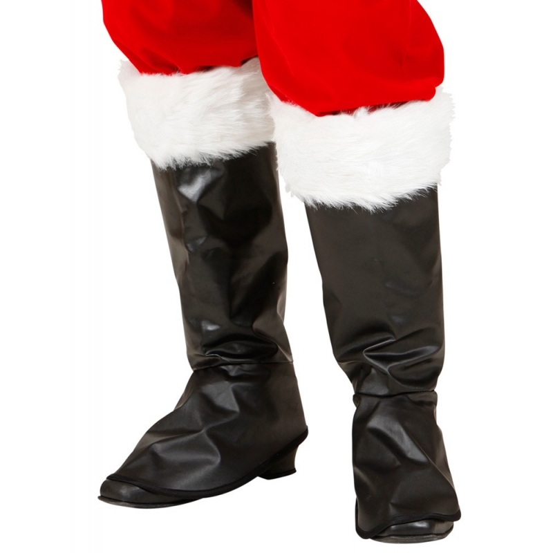 Sur-bottes Père Noël avec fourrure blanche