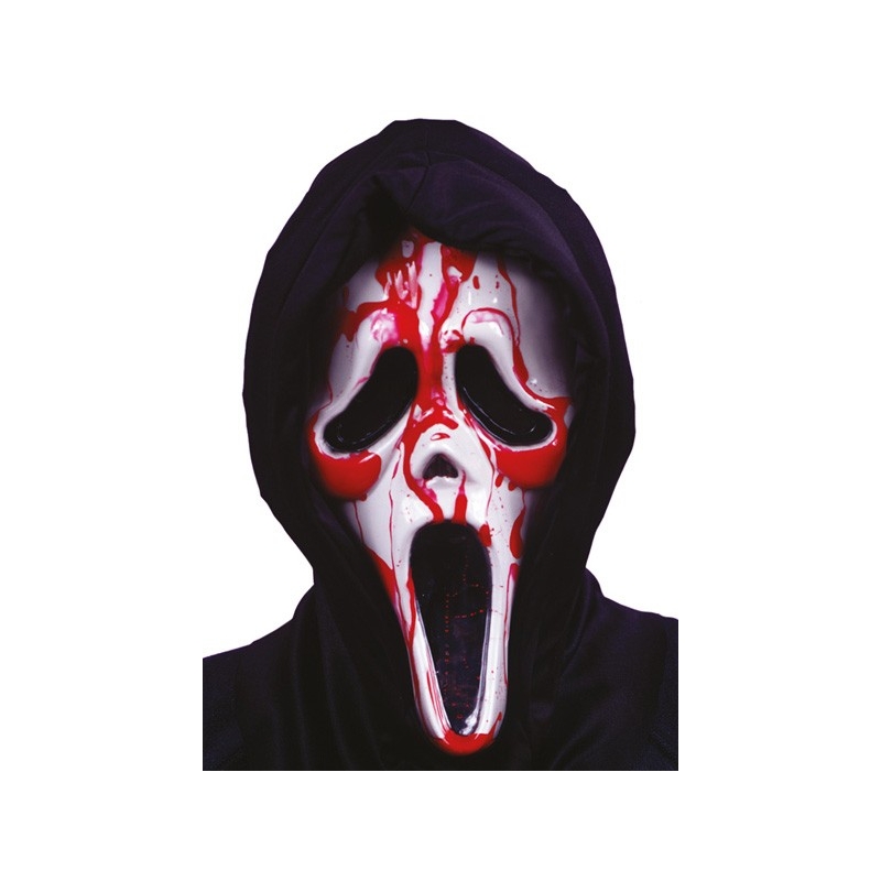 Masque Scream avec pompe à sang