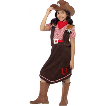 Déguisement cowgirl fille luxe