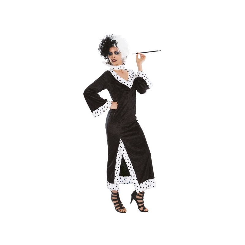 Déguisement Cruella adulte, incarnez un personnage de dessin animé