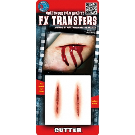 Entailles profondes transfert 3D pour maquillage Entailles profondes transfert 3D pour maquillage