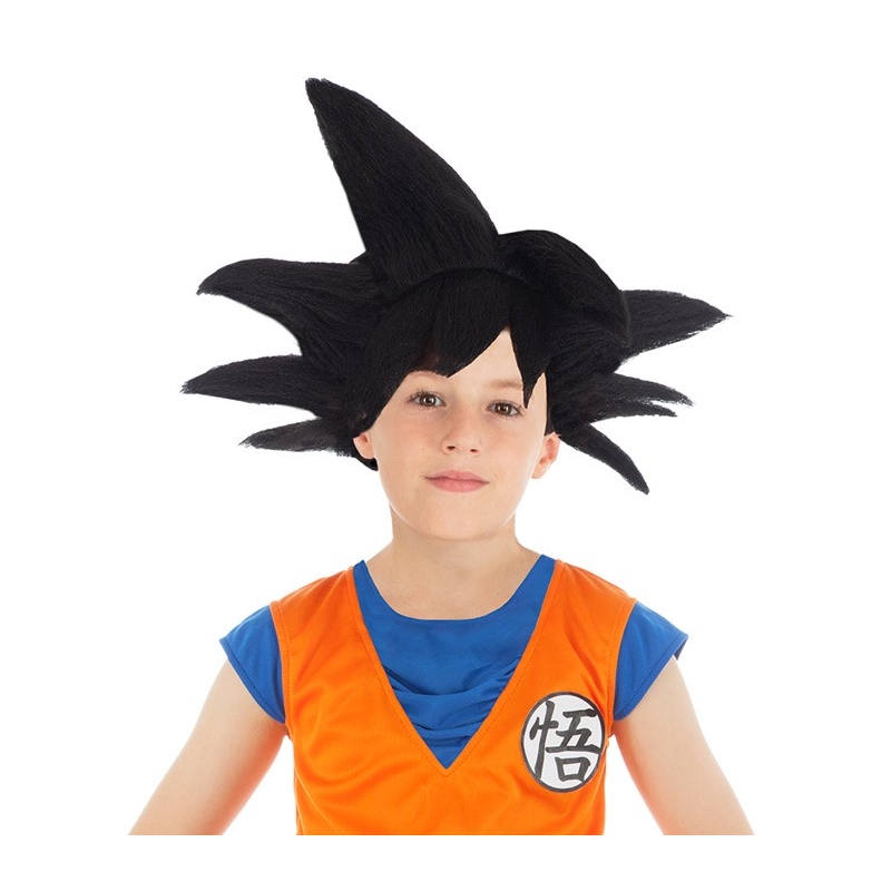 Perruque Goku noir enfant saiyan