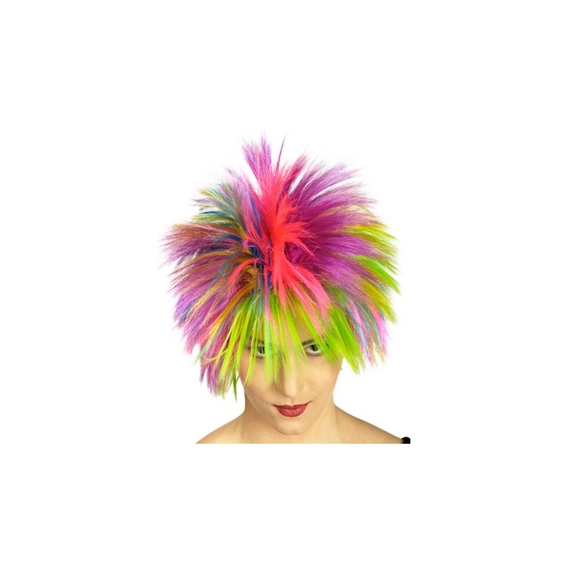 perruque multicolore pas cher