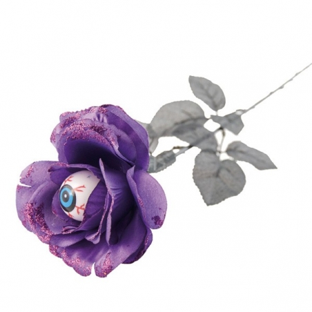 Rose violette avec œil 