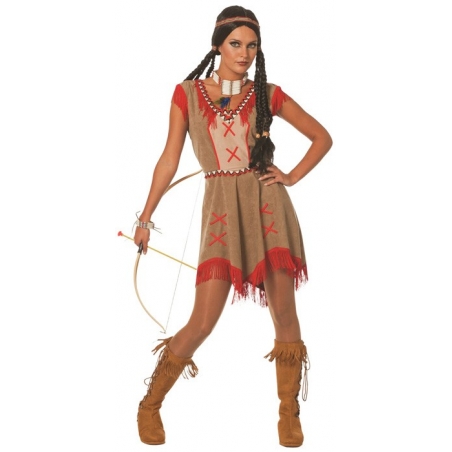 Déguisement guerrière indienne femme, incarnez une véritable Sioux