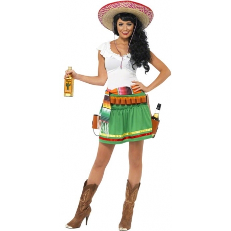 Déguisement de mexicaine tequila shooter