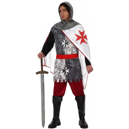 Déguisement de chevalier des croisades - costume médiéval pour homme