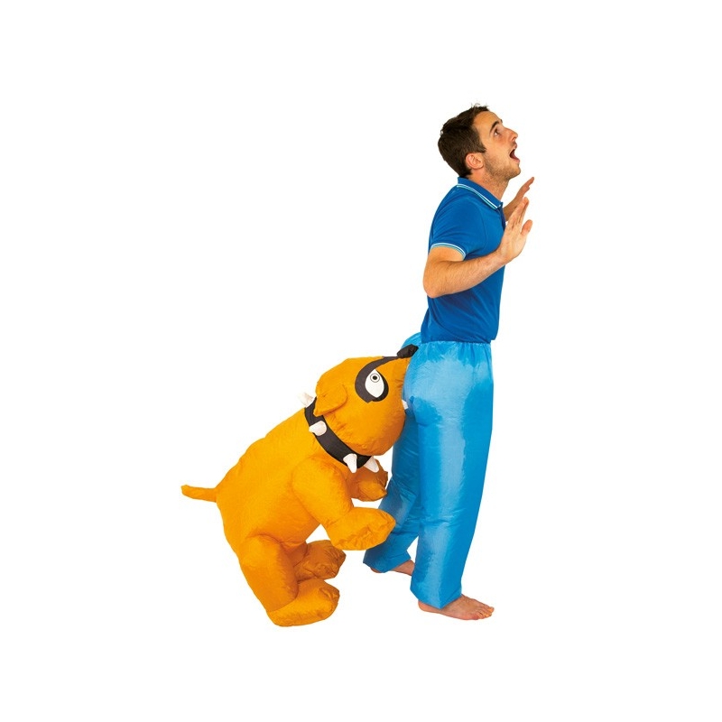 Déguisement gonflable bouledogue pour adulte