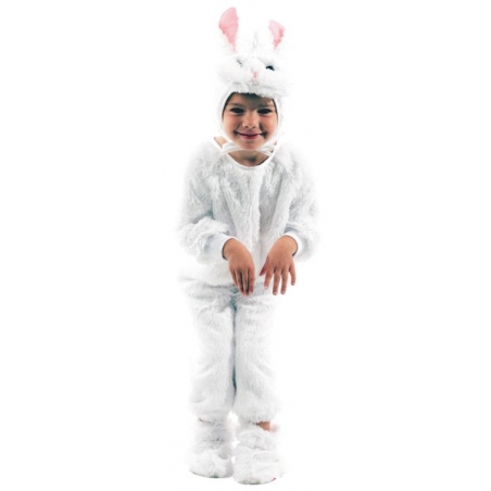 Déguisement De Petit Lapin Blanc - Enfant - Déguisement Enfant - Rue de la  Fête