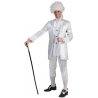 Déguisement de marquis pour homme blanc et argent - Carnaval de Venise