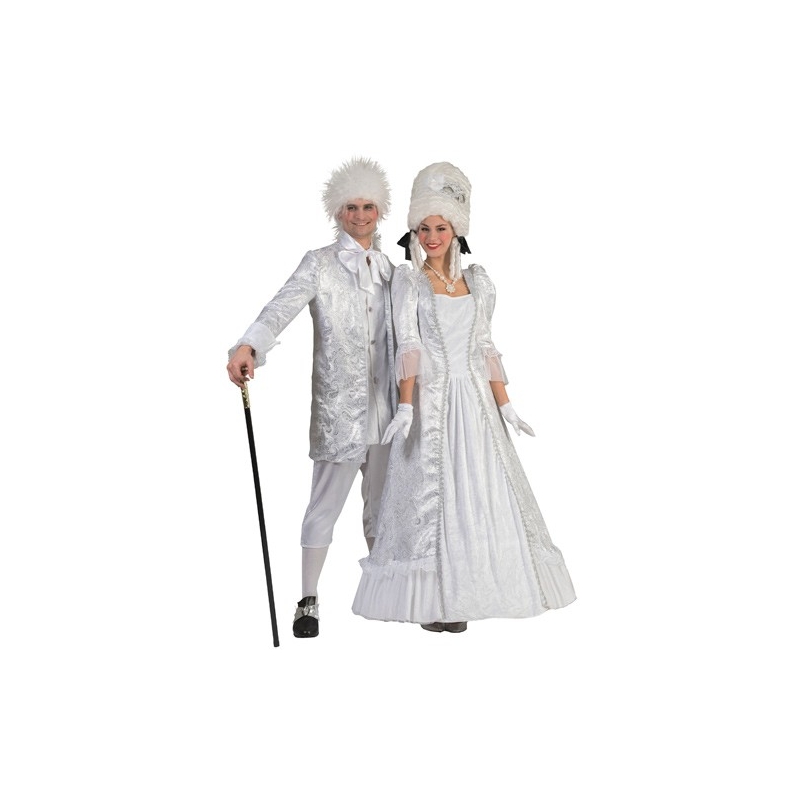 Déguisement couple marquis marquise pour adulte 