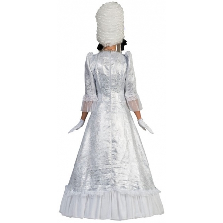 Costume de marquise pour femme - longue robe de marquise blanche