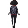 Déguisement mexicain halloween pour hommes et femmes - poncho taille unique, mitaines et chapeau Déguisement mexicain halloween pour hommes et femmes - poncho taille unique, mitaines et chapeau