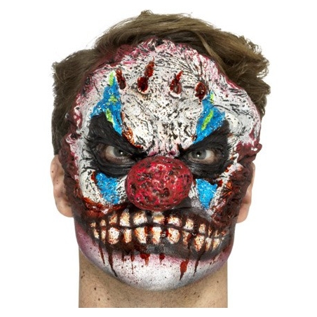 Réalisez facilement votre maquillage de clown tueur pour halloween grâce à cette prothèse clown en mousse latex Réalisez facilement votre maquillage de clown tueur pour halloween grâce à cette prothèse clown en mousse latex