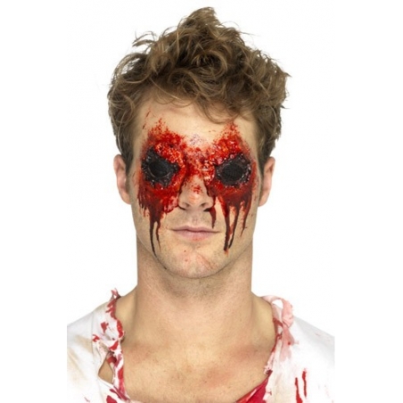 Prothèse en latex yeux arrachés, un maquillage gore idéal pour vos déguisements de zombies Prothèse en latex yeux arrachés, un maquillage gore idéal pour vos déguisements de zombies