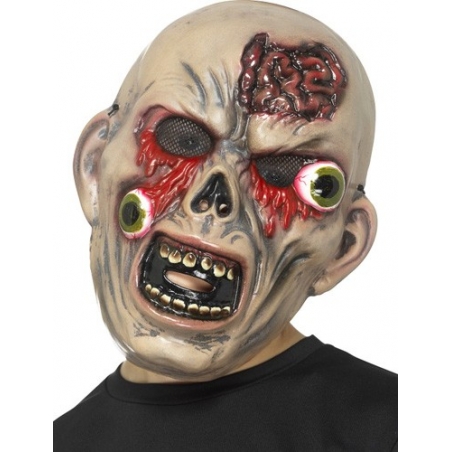 Masque de zombie pour enfant idéal pour le transformer en mort-vivant à Halloween