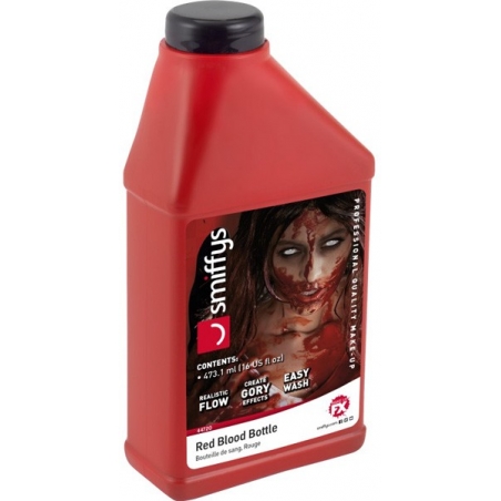 Bidon faux sang 500 ml - maquillage halloween